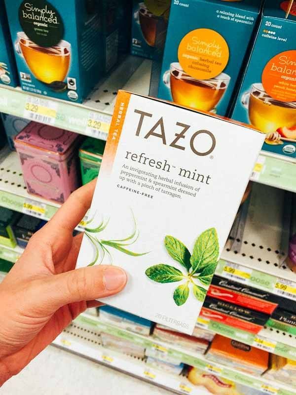 Grocery Shopping at Target - Tazo.