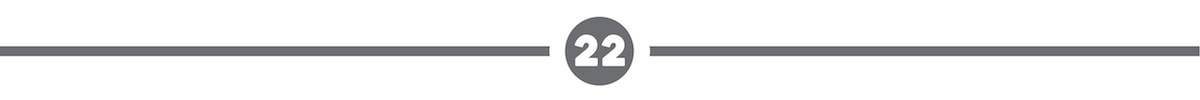A dividing line with a '22' in the middle.